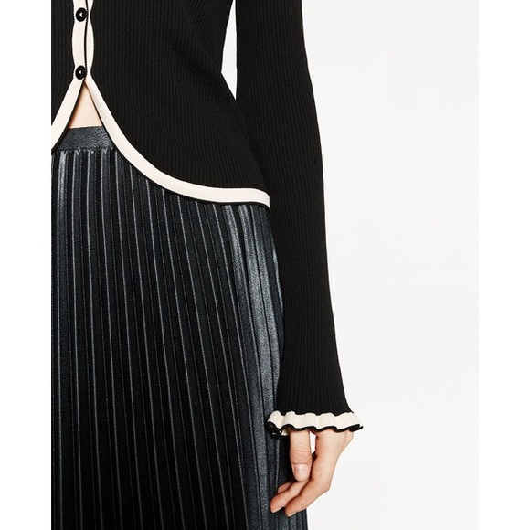 Zara Ribbed Cardigan - Picture 3 of 9